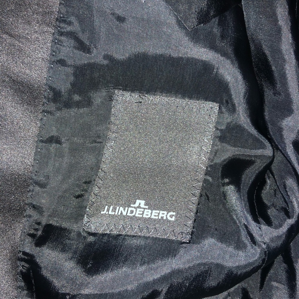 J.Lindeberg TUX WOOL TUXEDO BLK BLAZER SIZE 46/36 - Picture 5 of 8
